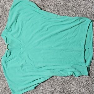 Mint V-Neck Women's Dolman Top